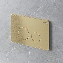 Grossman Инсталляция для подвесного унитаза Style 97.05.32M с клавишей смыва золото сатинированное – фотография-7